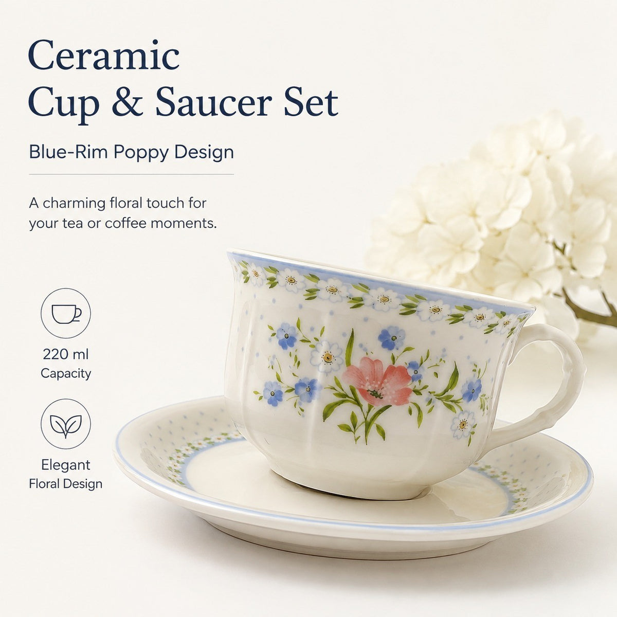 Christmas Hand-Painted Ceramic Tableware Collection - detail 1