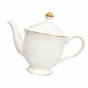 1000ml Ceramic Pitcher, Grapevine Embossed Design, 801-900ml Capacity - product view 1
