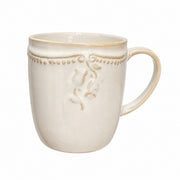 Beaded Rose Ceramic Cup, 300ml, Underglaze Relief Detailing - product view 1