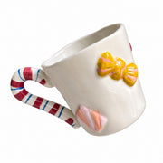 Candy Relief Ceramic Cup, Hand-Painted Decorative Mug - product view 1