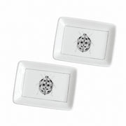 Small Square Dish, Ladybug Pattern, 2 Pieces Set - product view 1