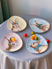 Rabbit Dessert Plate, Ceramic - detail 3
