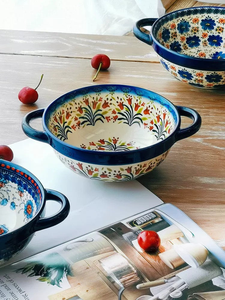 Double-Handled Noodle Bowl, Rimmed, 16cm - detail 1