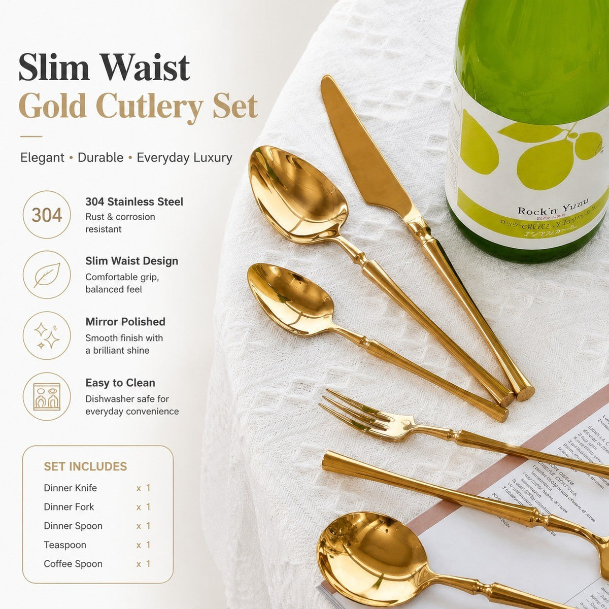 304 Stainless Steel Fruit Fork, Cutlery - detail 1