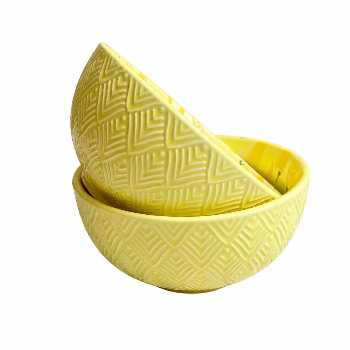 Carrot Yellow Ceramic Tableware Collection - product view 3