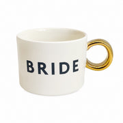 450ml Cup with Gold Letter Handle I, Ceramic Mug - product view 5