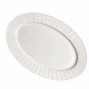 Relief Oval Fish Platter, Large 14 Inch, Ceramic Serving Dish - product view 2