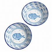 Big-head Fish Small Dish, 5 in (12.5 x 4 cm), Underglaze Decoration - product view 1