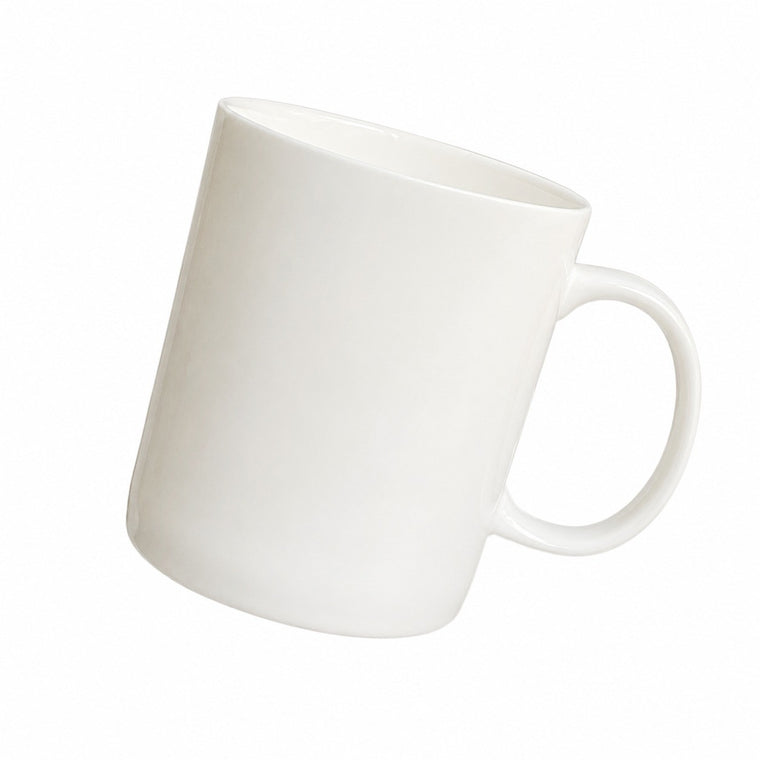 Curved White 480 ml Cup - product view 1