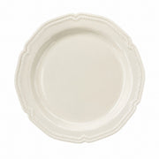 White Rattan Pattern Ceramic Plate, 9.5 Inch, 24 x 2 cm, Relief Detail - product view 1