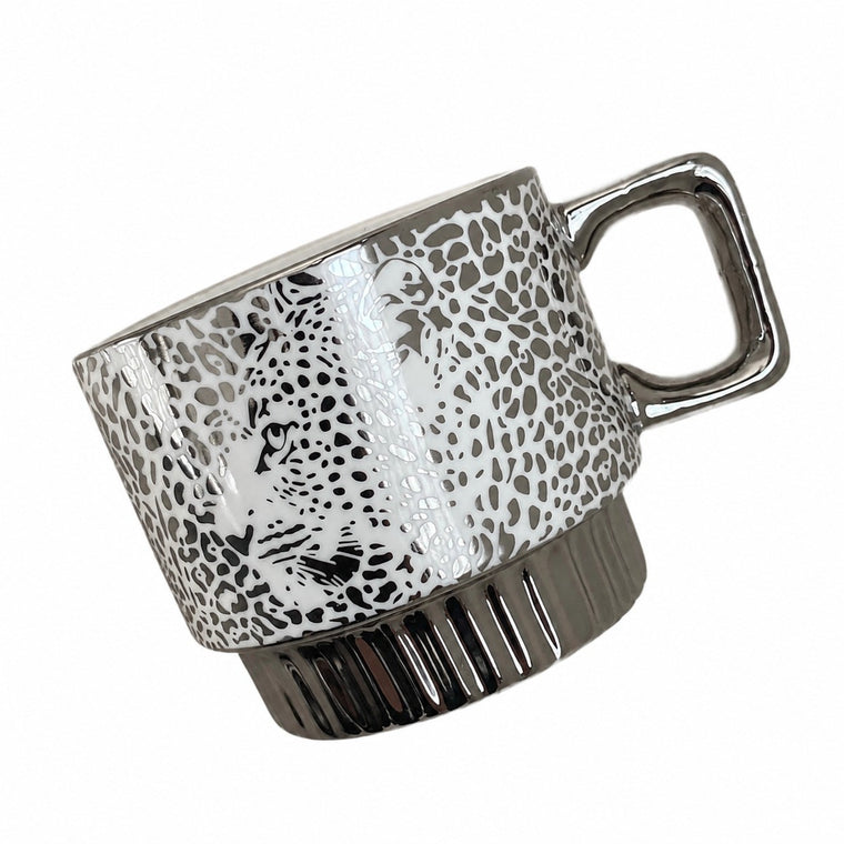 Silver-Rimmed Ceramic Tableware Collection - product view 2