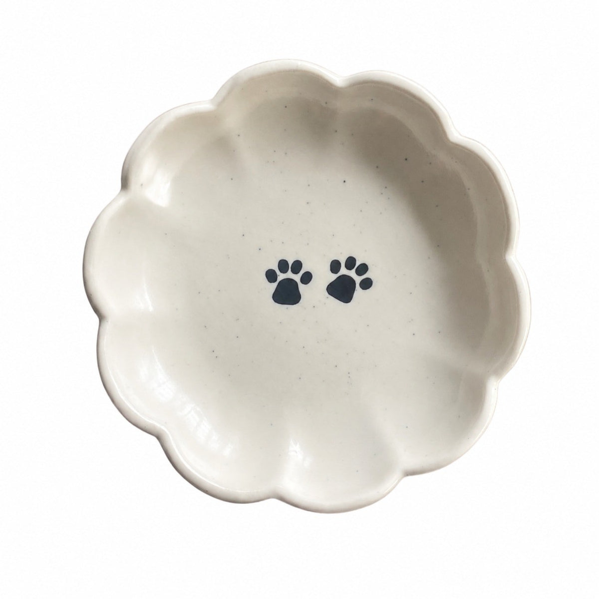 Cat Paw Scalloped Small Dish, 13.8 x 2.8 cm, 1 Piece - product view 1