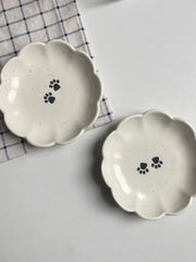 Cat Paw Scalloped Small Dish, 13.8 x 2.8 cm, 1 Piece - detail 2