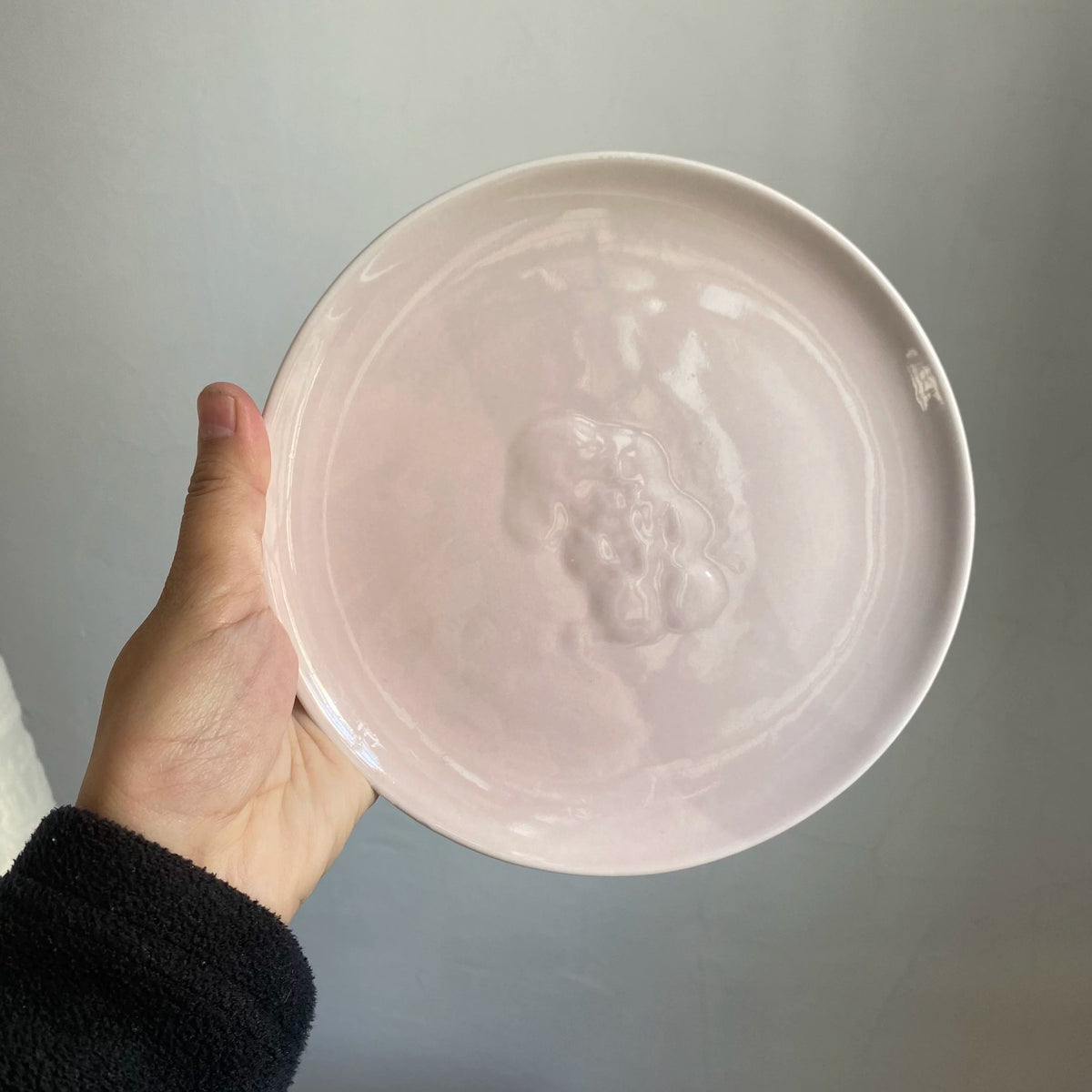Pink Small Plate 7 Inch, 17.8 x 1.5 cm, Ceramic Dinnerware - detail 1