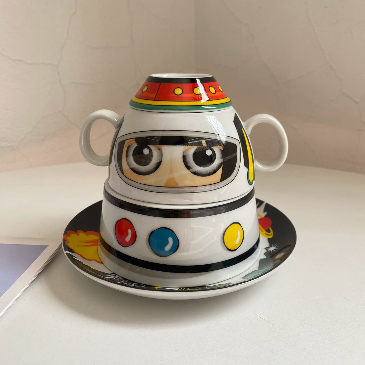 Cartoon Children's Tableware Set, Kids Dinnerware, Cute Design - detail 2