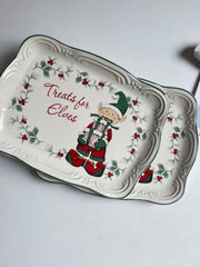 Rectangular Berry Gift Plate, 8 Inch, Ceramic Dinnerware - detail 3