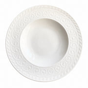 Relief Ribbed Wide-Rimmed Plate 24 x 3 cm, Ceramic Dinnerware - product view 1