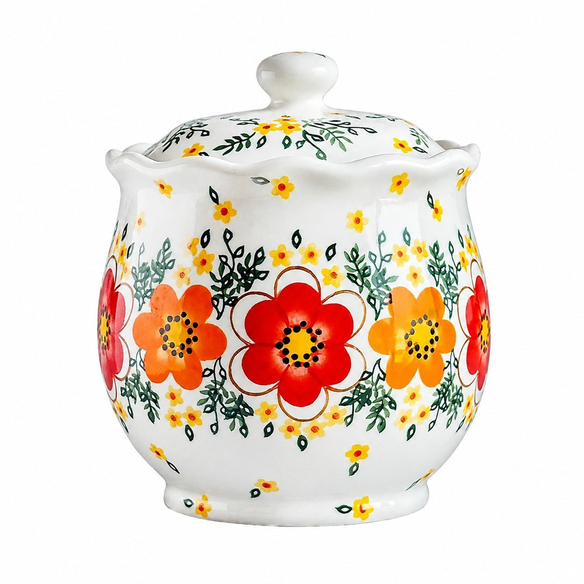 Lidded Storage Jar, Large 1700ml, Sealed Ceramic Canister - product view 6