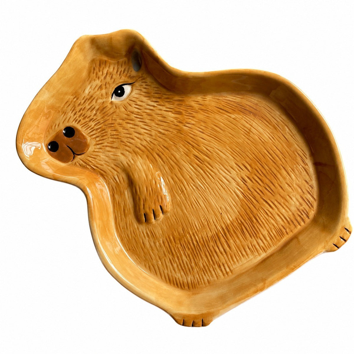 Capybara Plate 23 x 19 x 2.5 cm, Decorative Dinner Plate - product view 1