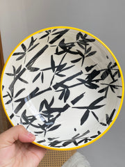 Ink Bamboo Soup Bowl, 18.5 x 6 cm, Ceramic - detail 3