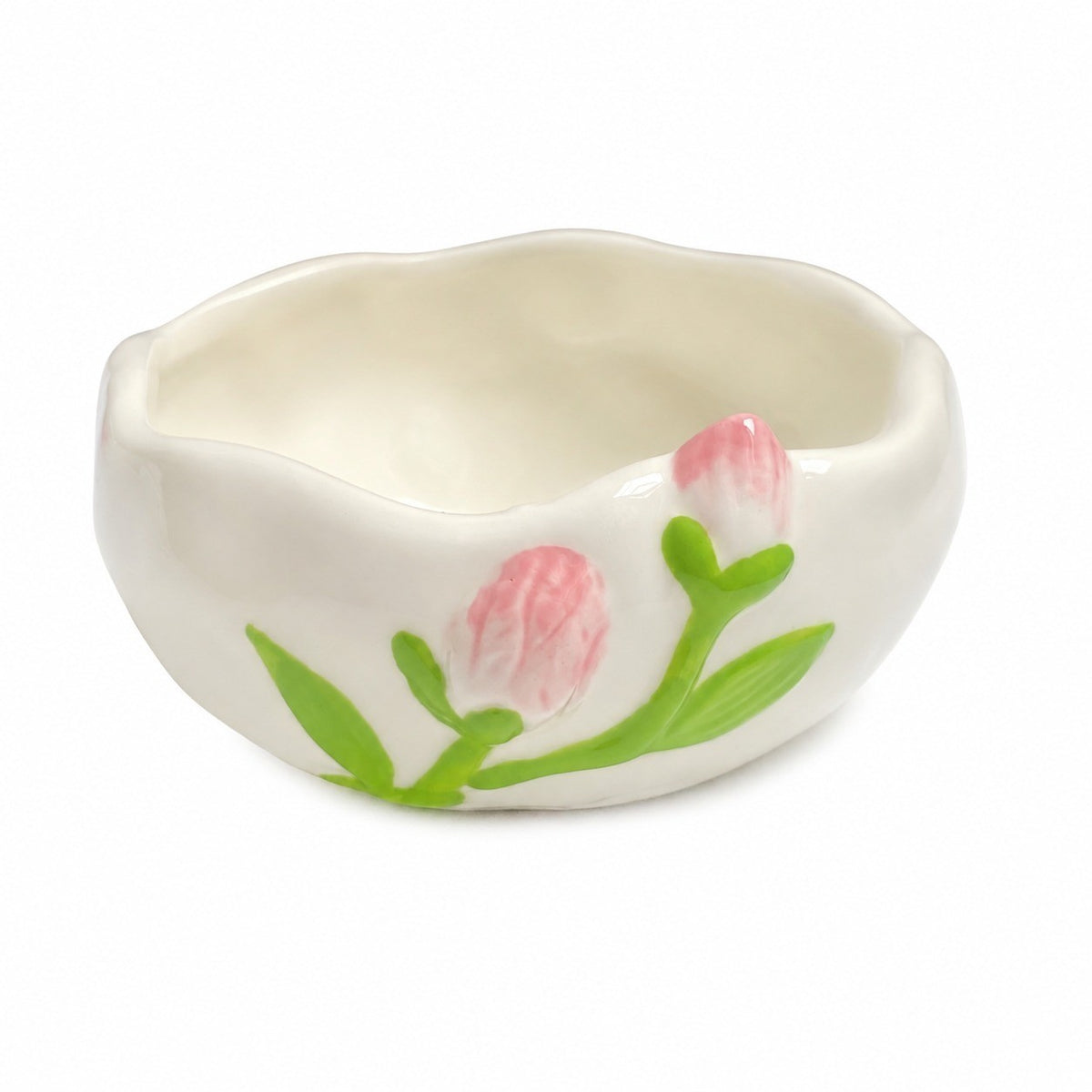 Tulip Bowl 14.5 x 7.5 cm, Ceramic Soup Salad Serving Dish - product view 1
