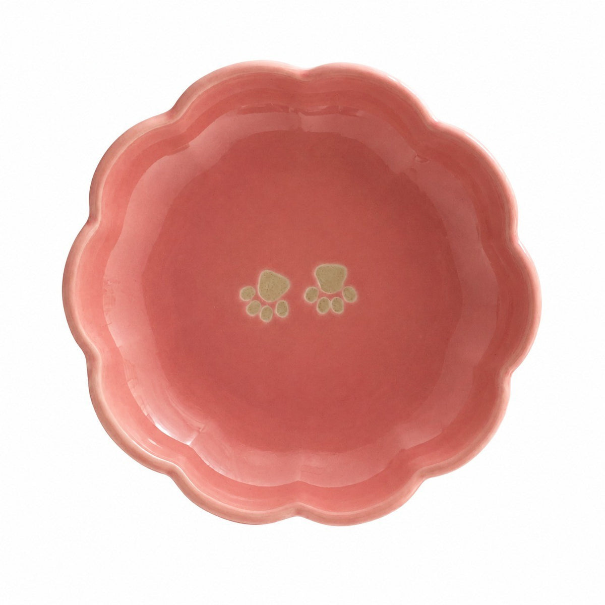 Cat Paw Pink Small Dish, 1 Piece, Cute Ceramic Plate - product view 1