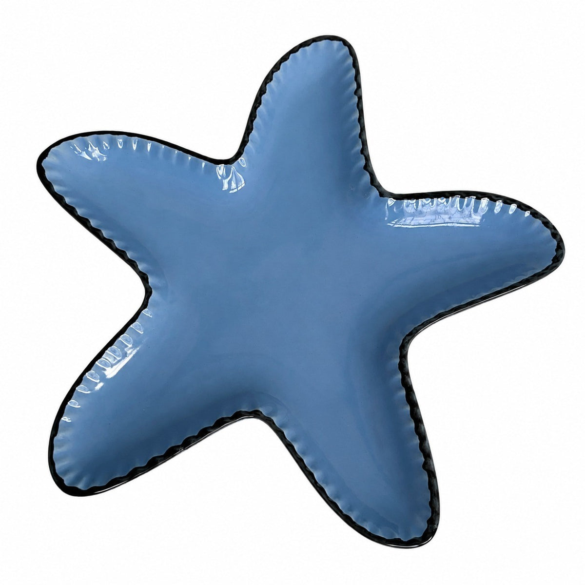 Ceramic Starfish Plate 28cm, Decorative Dinnerware - product view 1