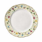 Ceramic Plate 10.5 Inch, Tiny Floral Design, 26.5 x 2.5 cm, Decorative Dinnerware - product view 1