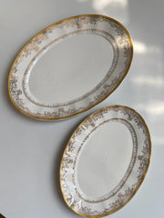 Ceramic Fish Platter, Palace Design, 11.5 Inch, 29 x 21 x 2.5 cm, Elegant Serveware - detail 2
