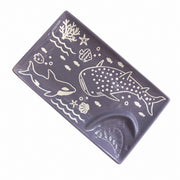 Ceramic Plate, Taro Purple Dumpling Design, 19.3 x 11.3 x 1.8 cm, Decorative Dinnerware - product view 1