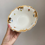 Ceramic Ceramic Plate 10 Inch, White Ground Tiny Floral, 25 x 2 cm - detail 1