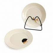 Ceramic Plate, 7 Inch, Little Hedgehog Design, 18 x 2 cm, Decorative Dinnerware - product view 4