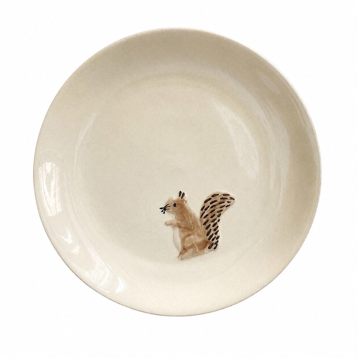 Ceramic Plate, 7 Inch, Little Hedgehog Design, 18 x 2 cm, Decorative Dinnerware - product view 2