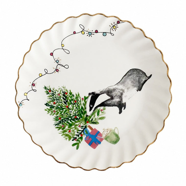 Ceramic Plate 6 Inch Anteater Design, Dinnerware - product view 1