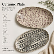10 Inch Round Ceramic Plate, Dinnerware - detail 3
