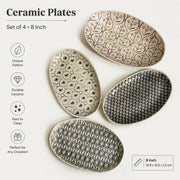10 Inch Round Ceramic Plate, Dinnerware - detail 2