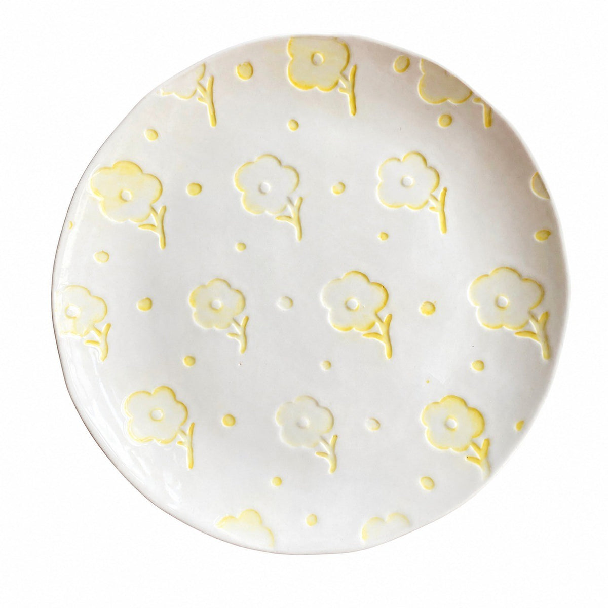10 Inch Round Ceramic Plate, Dinnerware - product view 6