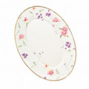 Romantic Floral Petal Ceramic Dessert Dish, 15.5 x 3 cm, Decorative Bowl - product view 2