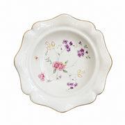 Romantic Floral Petal Ceramic Dessert Dish, 15.5 x 3 cm, Decorative Bowl - product view 1