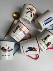 Ceramic Santa Cup, 400 ml, S Design, Holiday Drinkware - detail 2
