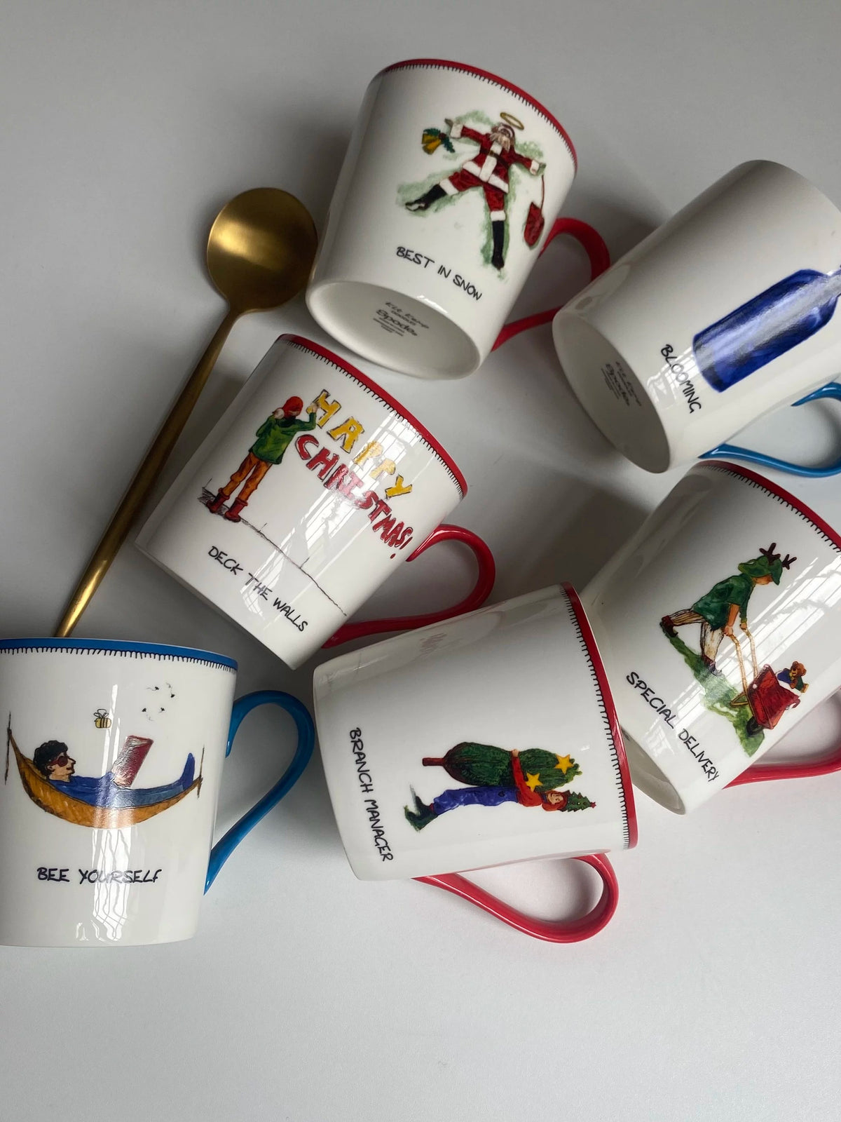 Ceramic Santa Cup, 400 ml, S Design, Holiday Drinkware - detail 2
