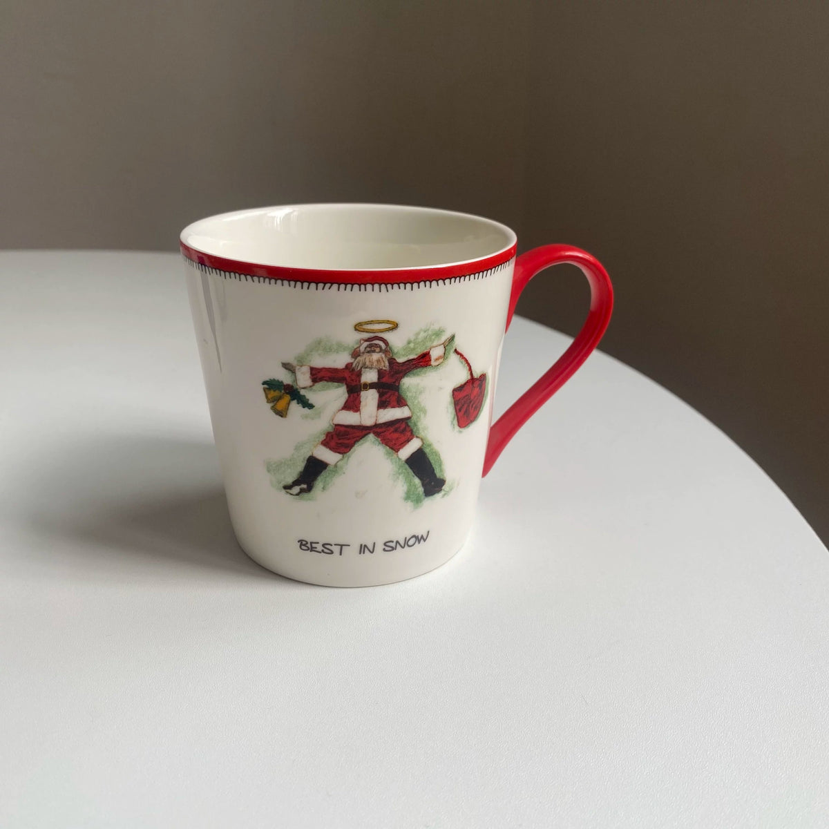 Ceramic Santa Cup, 400 ml, S Design, Holiday Drinkware - detail 1