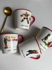 Ceramic Santa Cup, 400 ml, S Design, Holiday Drinkware - detail 3