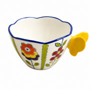 Large Green Butterfly Cup 200 ml, Ceramic Cup, Drinkware - product view 4