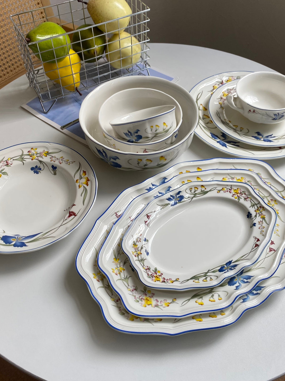 Ceramic Rice Bowl 8.25 in, Villa Design, Ceramic Bowl, Durable - detail 2