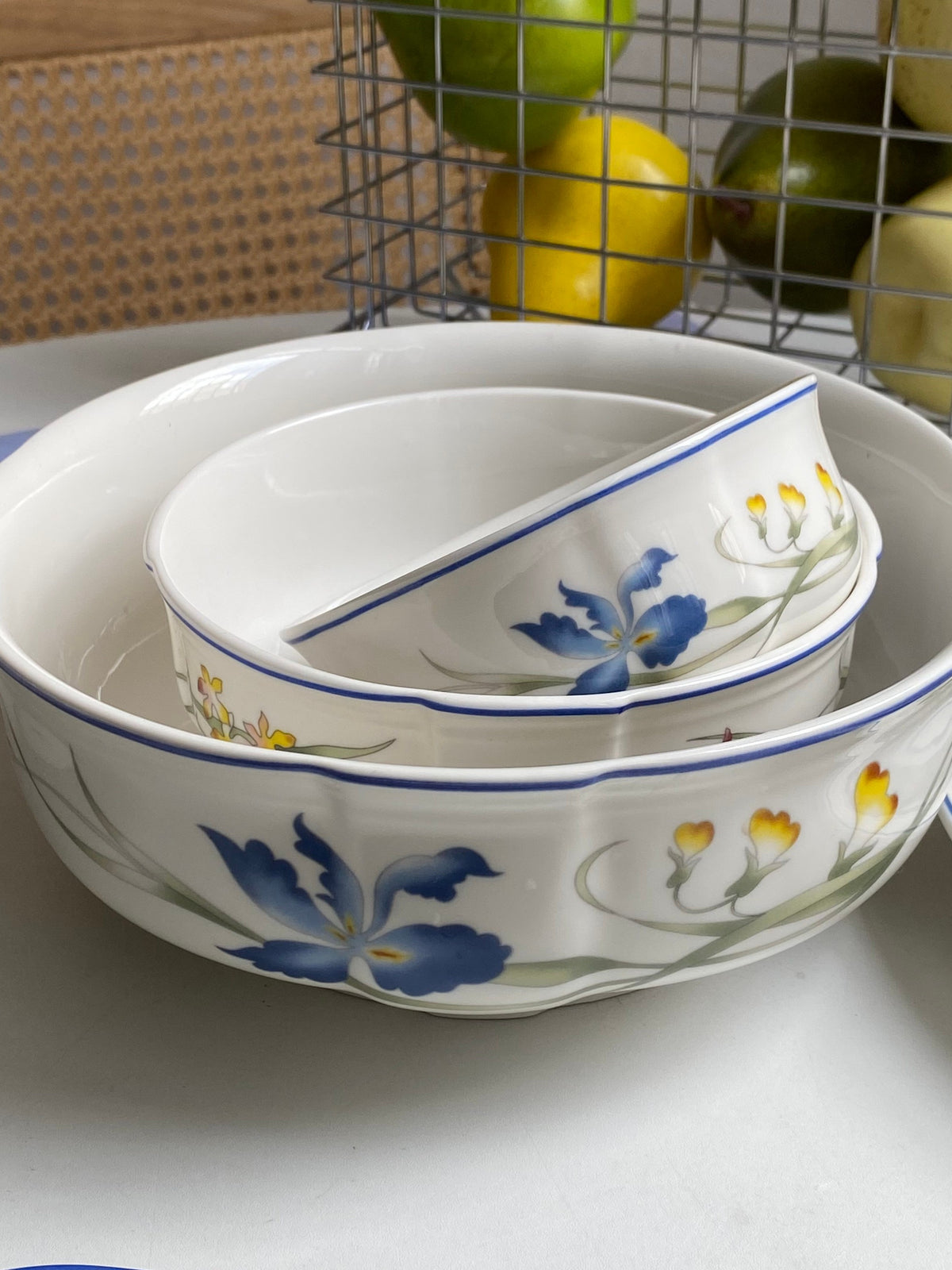 Ceramic Rice Bowl 8.25 in, Villa Design, Ceramic Bowl, Durable - detail 3