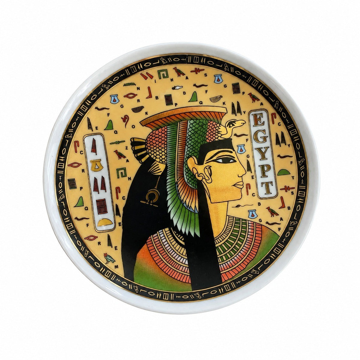 Ceramic Dessert Dish Hatted Minister Design, 12.3cm Plate - product view 3