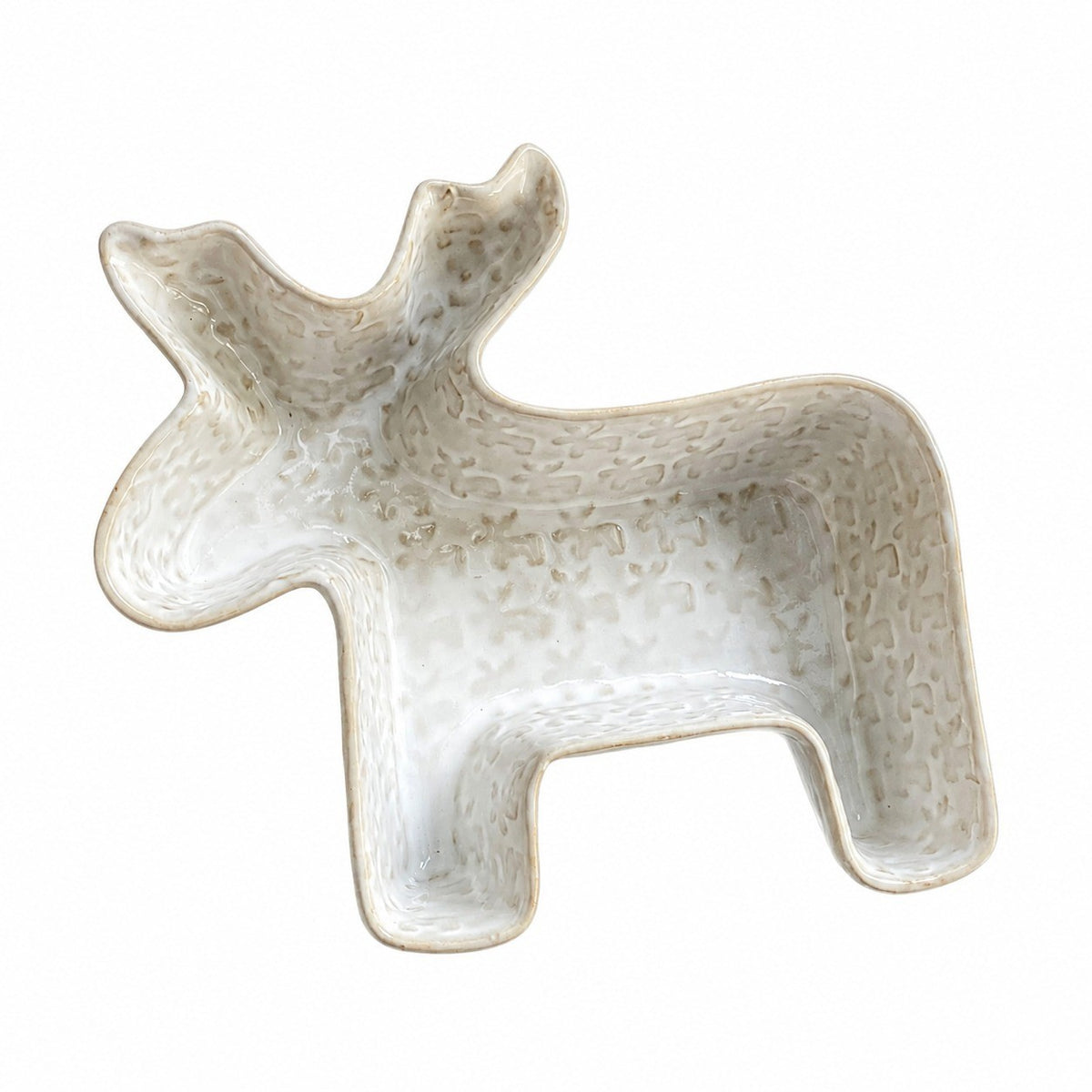 Distressed Star Medium Plate, Ceramic Dinnerware - product view 1