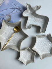 Distressed Star Medium Plate, Ceramic Dinnerware - detail 3