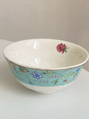 Ceramic Soup Bowl 7 Inch, Blue Floral Design, Single, Ceramic Bowl - detail 3